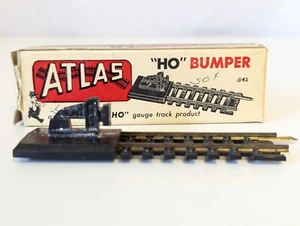 VINTAGE ATLAS HO BUMPER #43 SNAP TRACK IN ORIGINAL BOX - Picture 1 of 11