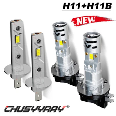 4PC For KIA FORTE5 2012-2013 H1+H11B Combo LED Headlight Bulbs Hi/Low Beam 6000K - Image 1 of 4