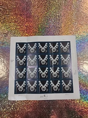 USPS * NAVAJO JEWELRY * two cent stamps sheet of 20 2004. - Image 1 of 3
