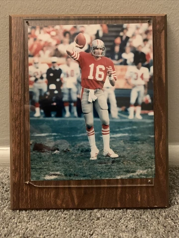 JOE MONTANA PLAQUE SAN FRANCISCO FORTY NINERS 49ers FOOTBALL NFL Cover