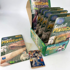 MLB Baseball Prepaid Phone Card $10 x10 Bonds Ripken Griffey Vaughn Classic