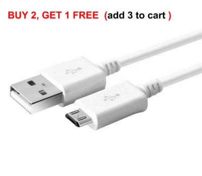 Real OEM Micro USB Charger Fast Charging Cable Cord For Samsung Android Phone - Image 1 of 4