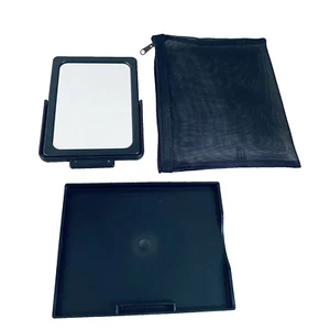 Specchio pieghevole da viaggio Mary Kay con vassoio e borsa in rete NUOVO SIGILLATO - Foto 1 di 3