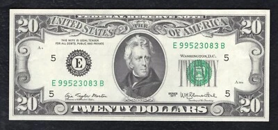 FR. 2072-E 1977 $20 FRN FEDERAL RESERVE NOTE RICHMOND, VA GEM UNCIRCULATED (B) - Image 1 of 2
