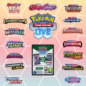 Pokemon TCG Live Codes Online Pokemon Live Codes vía EBAY MENSAJE Pokemon Cards - Imagen 1 de 60