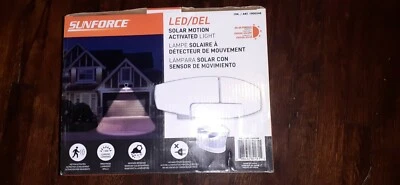 Luz de seguridad LED de movimiento solar Sunforce 1900548 - blanca Foto 1 de 4