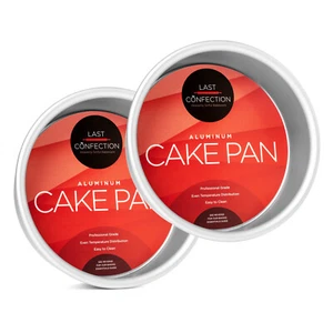 2-Piece Round Cake Pan Set - 6" x 2" Deep - Picture 1 of 7