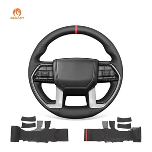 MEWANT Embossed Leather Steering Wheel Wrap for Toyota Tacoma Tundra Sequoia2024 - Imagen 1 de 10