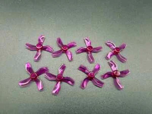 Gemfan 31mm 1220-4 Quad-Blade Props for Whoop Drone - 0.8mm Shaft 2 Sets (4L4R) - Picture 1 of 2