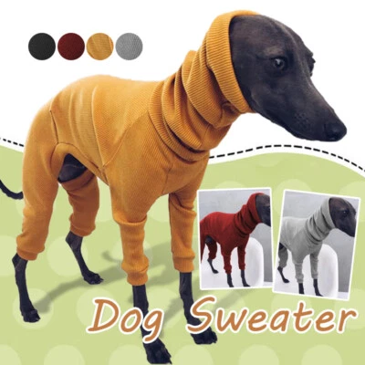 Winter Hundemantel Jacke eng Hunde Hoodie Hundepullover Pullover für Windhund Whippet - Bild 1 von 4