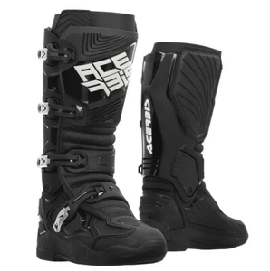 STIVALI BOOTS MOTO CROSS ENDURO ACERBIS ARTIGLIO NERO BIANCO TG 45 - Picture 1 of 9