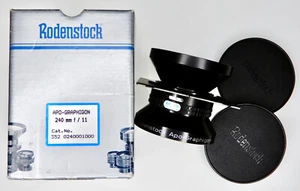 Rodenstock 240 mm f11 Apo-Graphigon #10907229 ............ COMO NUEVO con caja - Imagen 1 de 12