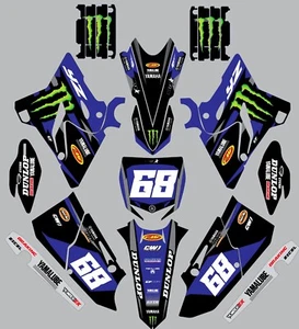 Graphics for Yamaha YZ 125 YZ 250 2015-2020  Decals stickers shrouds Star - Picture 1 of 1