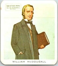 1967 Fathers of Confederation #25 William McDougall V50831