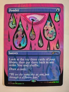 FOIL Ponder - 30th Countdown Secret Lair (Magic) - Free Postage - Foto 1 di 1