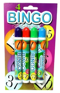 BINGO DABBERS BINGO MARKERS MULTI-COLOURED PENS FOR BINGO TICKETS - Picture 1 of 1