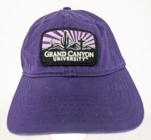 GCU Grand Canyon University USCape Hat Mens Adjustable Black Purple Mesh Back - Picture 1 of 7