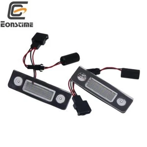 2x Error Free LED LICENSE PLATE LIGHT For Skoda Octavia 2008+ Facelift Roomster - Picture 1 of 7