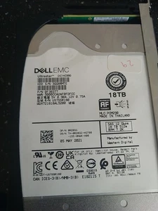 Dell Ultra Star DC HC550 3.5 SAS Hard Drive 18TB 7200RPM 12Gbps - Picture 1 of 2