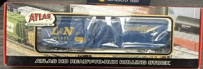 ATLAS HO RTR #1333-5 Precision Design 50’ Smooth Side Box Car L&N NIB - Image 1 of 3