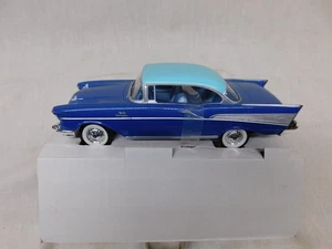 NEW AMT 1/25 SCALE 1957 CHEVROLET BELAIR IN BLUE PROMO MODEL - Picture 1 of 5