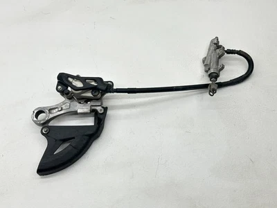 2017 Yamaha YZ450F Nissin Rear Brake Assembly Caliper Master Cyl 17D-2580W-01-00 - Image 1 of 4