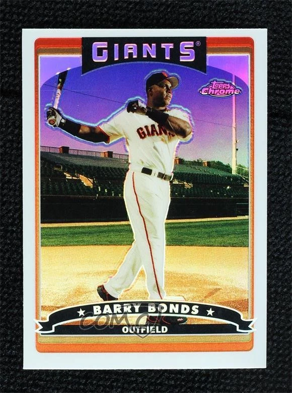 2006 Topps Chrome Refractor Barry Bonds #50 - Image 1 of 2