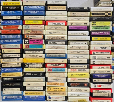 Lot of 103 Assorted Mixed Genre Collection - Vintage 8 Track Tape Cartridge #12 - Image 1 of 4