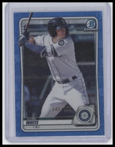 2020 Bowman #BCP-77 Evan White Chrome Prospects Blue Refractor #/150 - Bild 1 von 1