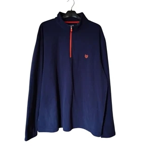 Chaps Sport Navy Blue Quarter Zip Pullover - Picture 1 of 4