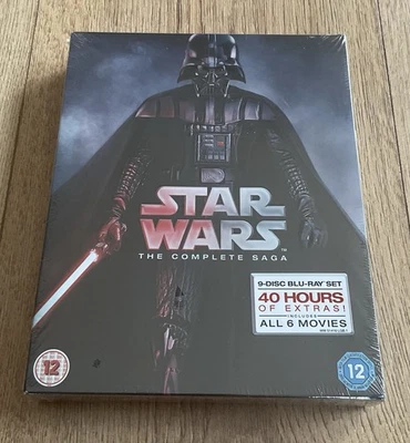 Star Wars - Die komplette Saga (Blu-ray, 2015) 9 Disc Neu Sealed - Bild 1 von 2