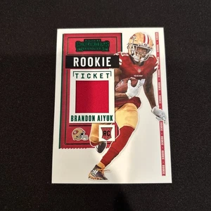 2020 Panini Contenders Rookie Ticket Variation Relic Brandon Aiyuk #RSV-BAI - Bild 1 von 4