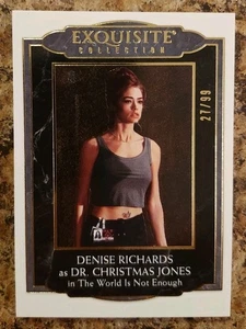 2024 UD EXQUISITE JAMES BOND 007 DENISE RICHARDS DR. CHRISTMAS JONES /99 - Bild 1 von 2