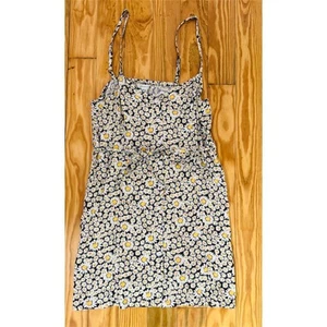 American Eagle Women's Daisy Print Mini Dress M Summer AEO resort beach vacation - Picture 1 of 8