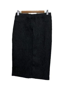 The Ark Ladies Size XS / 8 Black Textured Pull On Stretch Skirt New Without Tags - Picture 1 of 6