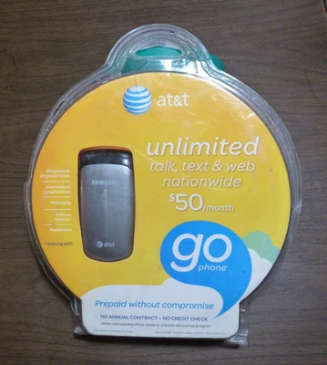 AT&T Samsung A107 Flip Cell Phone Go Phone For Prepaid NEW Sealed READ* - Image 1 of 4