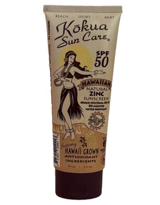 Kokua Sun Care SPF 50/80 Lotion Hawaiian Reef Safe Sunscreen ~ 3 fl oz ~ 03/2026 - Picture 1 of 3