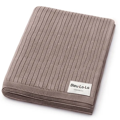 Cobertor Swaddle Orgânico com nervuras para Meninos e Meninas - 100% Luxo Orgânico Soft Co... - Imagem 1 de 4