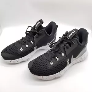 Nike LeBron Witness V 5 Men Size 10 Black Metallic Silver Sneakers CQ9380-001 - Picture 1 of 6