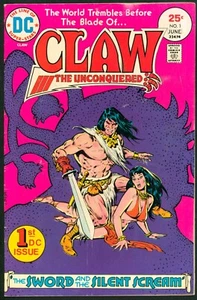 Claw the Unconquered 1 FN/VF 7.0 DC 1975 - Picture 1 of 2