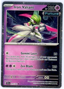 Pokemon Juego de Cartas Coleccionables Iron Valiant (Cosmos) 079/162 Twilight Masquerade Holo Exclusivo - Imagen 1 de 1