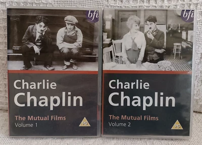 Charlie Chaplin - BFI The Mutual Films Collection Vol 1 & 2 - 2 DVDs - Region 2 - Image 1 of 4