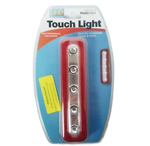 Led Technology Touch Light Night Self Stick On Battery Long Lasting Peel & Stick - Picture 1 of 3