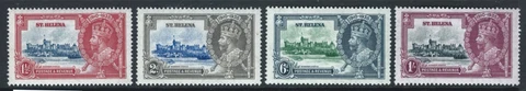 ST HELENA 1935 George V SG124/7 set of 4 Silver Jubilee mounted mint. Cat £38 Cover
