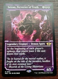 1x SHOWCASE SEIZAN, PERVERTER OF TRUTH Commander - MTG - Magic the Gathering - Picture 1 of 1
