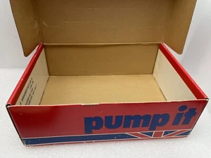 BOX ONLY!!! RARE 1990 REEBOK PUMP ATX MID WHITE PURPLE EMERALD MENS 10.5 KOREA - Picture 1 of 8