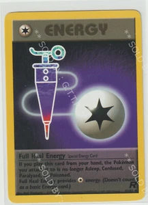 POKEMON TEAM ROCKET TARJETA DE ENERGÍA DE CURACIÓN COMPLETA 81/82 CASI NUEVA - P&P GRATIS REINO UNIDO - Imagen 1 de 1