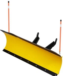 72 inch DENALI Pro UTV Snow Plow Kit in YELLOW - 2017-2023 Yamaha YXZ 1000R - Picture 1 of 6