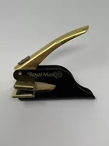 Vintage ROYAL MARK Address, Book, Seal Embosser, Rectangular Plate - Picture 1 of 2