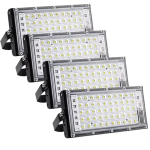 4X 50W Watt Led Flood Light Outdoor Security Spotlight Lamp Garden 110V 220V - Picture 1 of 9